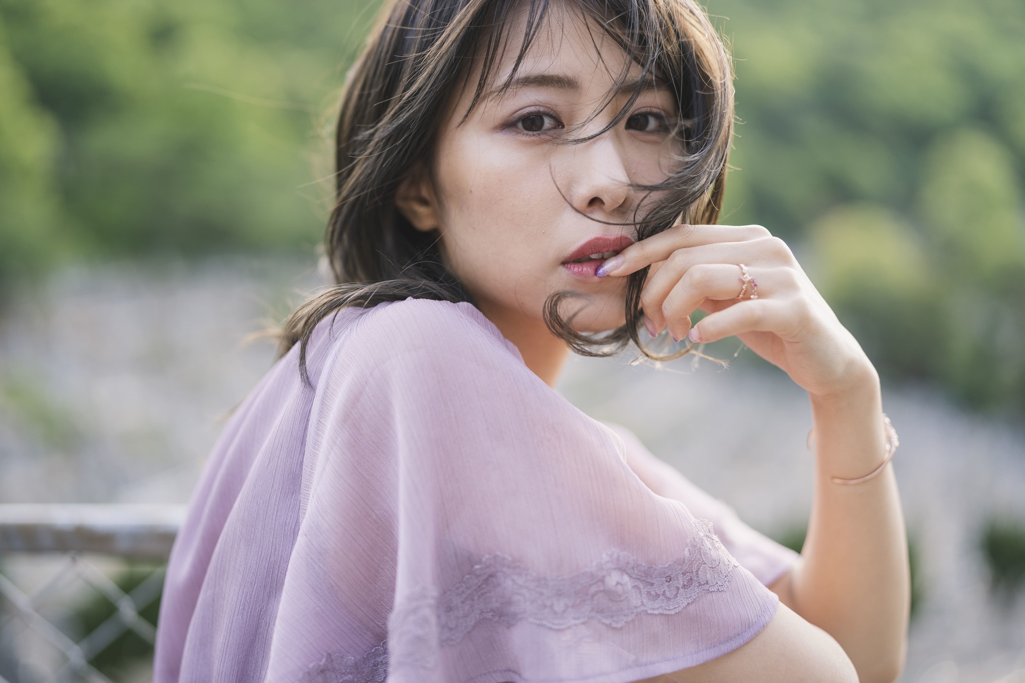 四角型さんにおすすめのヘアスタイル